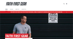 Desktop Screenshot of faithfirstgear.com